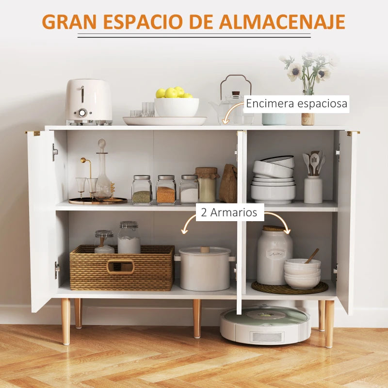 Armario de puerta única abierto con libros y decoración