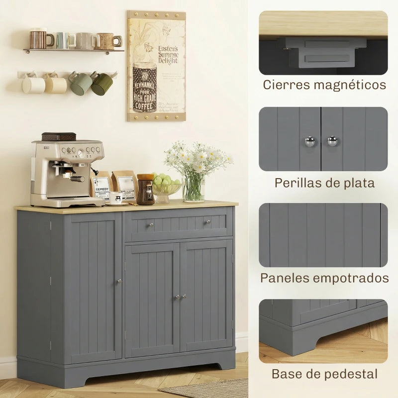 Base elevada de 10 cm que protege el mueble de la humedad