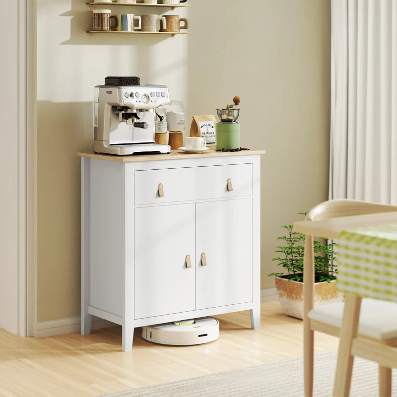 Aparador Sintra usado como mueble de recibidor con plantas