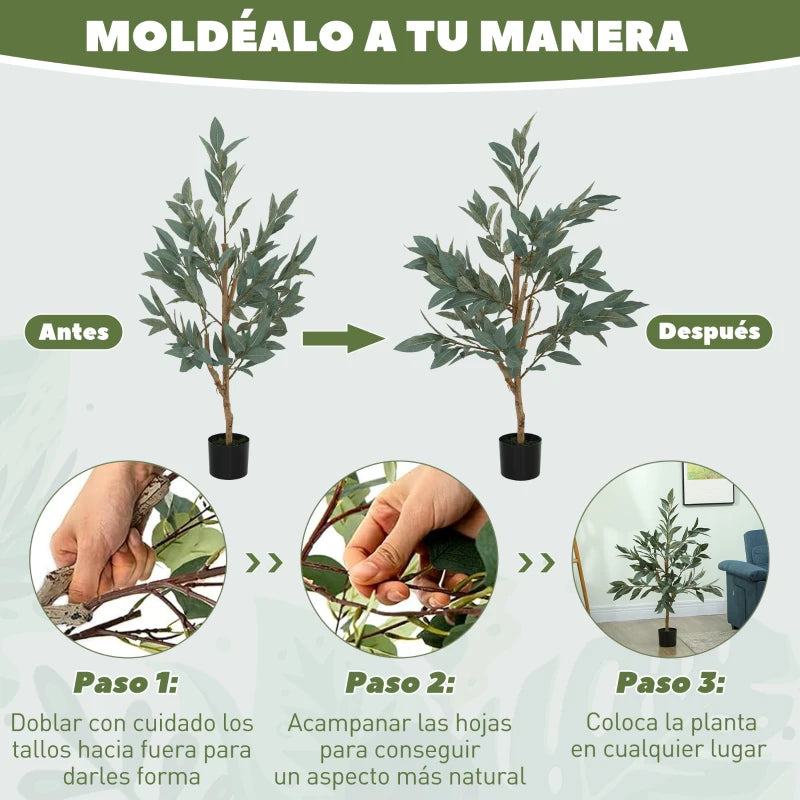 Ramas flexibles y moldeables del Árbol Verdolón