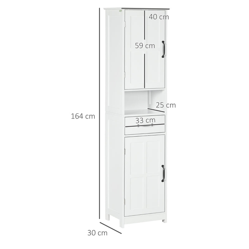 Diagrama de medidas de la columna de baño Cilleros en centímetros