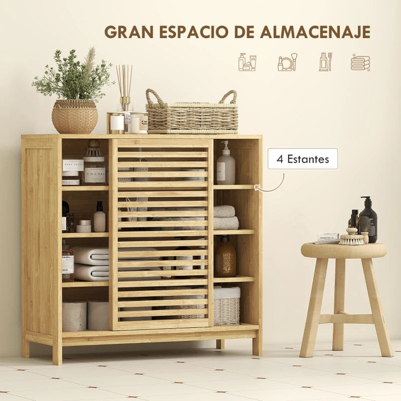 Armario Kioto colocado en un recibidor como mueble auxiliar