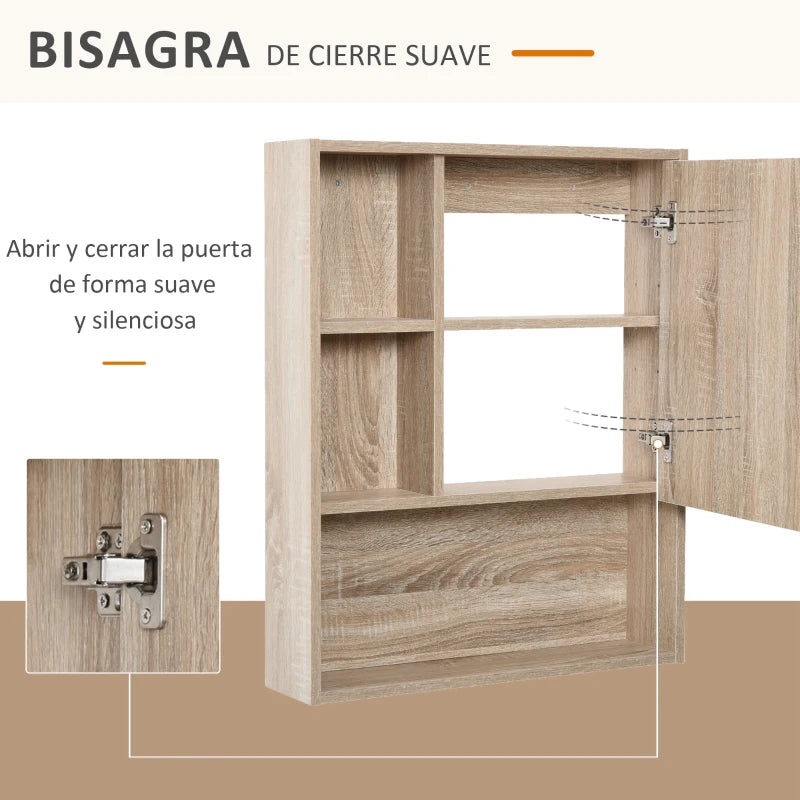 Estante interior ajustable en tres alturas del armario Zarza