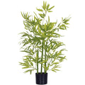 Bambú artificial Planta Zíbeta de 90 cm con maceta para interior