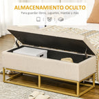 Amplio compartimento interior para guardar mantas y objetos