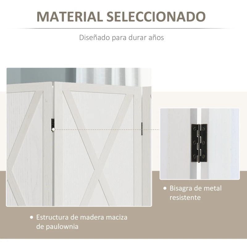Estructura de madera de paulownia del biombo separador de ambientes