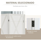 Estructura de madera de paulownia del biombo separador de ambientes