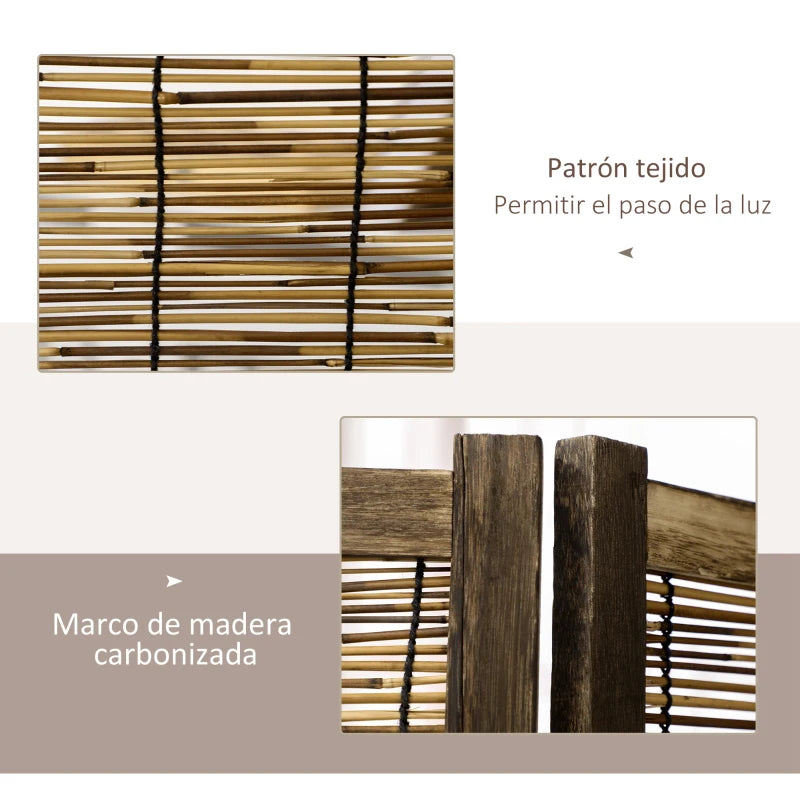 Marco de madera de paulownia del biombo separador de ambientes
