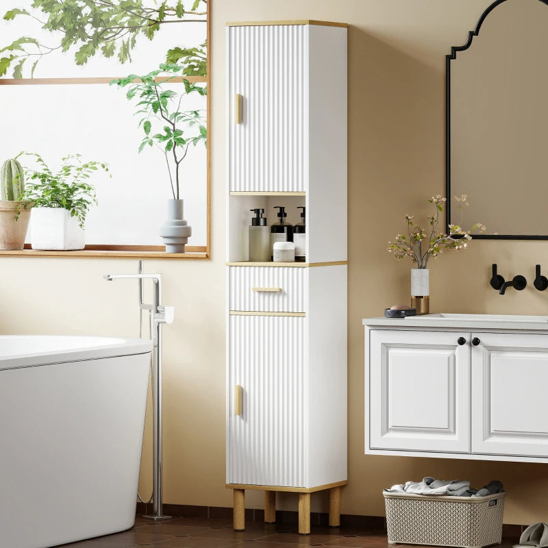 Columna de baño Brozas en un baño moderno y ordenado