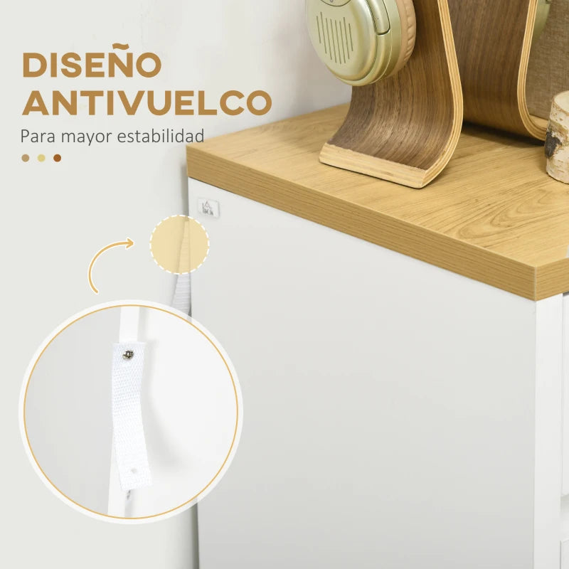 Sistema antivuelco de fijación a la pared para mayor seguridad