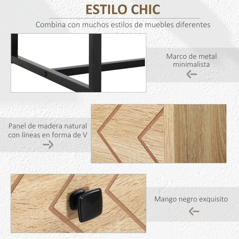 Combinación de cajones grandes y pequeños para distintos objetos