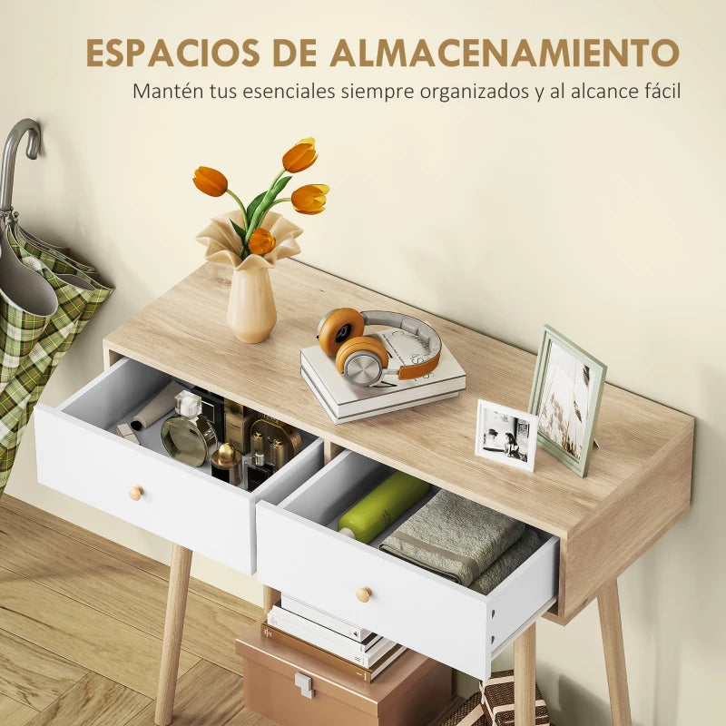 Cajones abiertos con llaves, carteras y objetos esenciales
