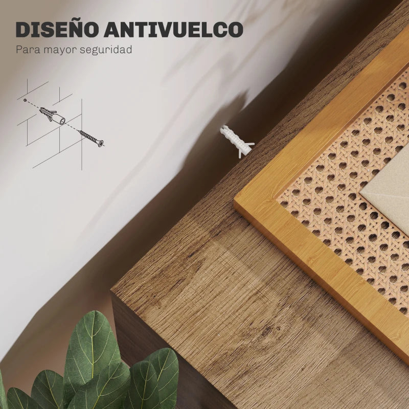 Sistema antivuelco de fijación a pared de la consola Bohemia