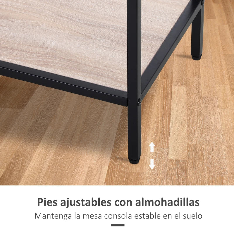 Detalle de la estructura de tubo de acero negro