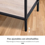 Detalle de la estructura de tubo de acero negro