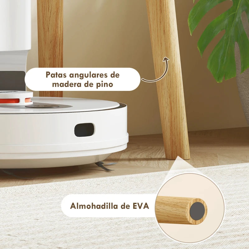 Patas inclinadas de madera de pino de la consola Vega