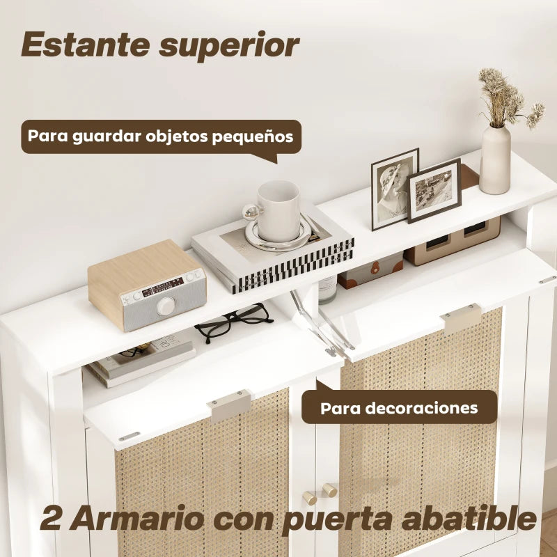 Balda superior del cubre radiador decorada con plantas y fotos