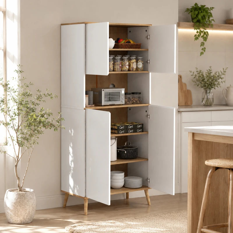 Despensa Honfleur usada como mueble auxiliar en un salón