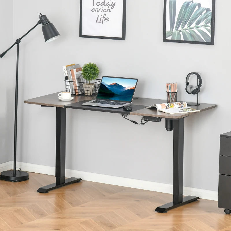Escritorio elevable Tarso integrado en un despacho moderno