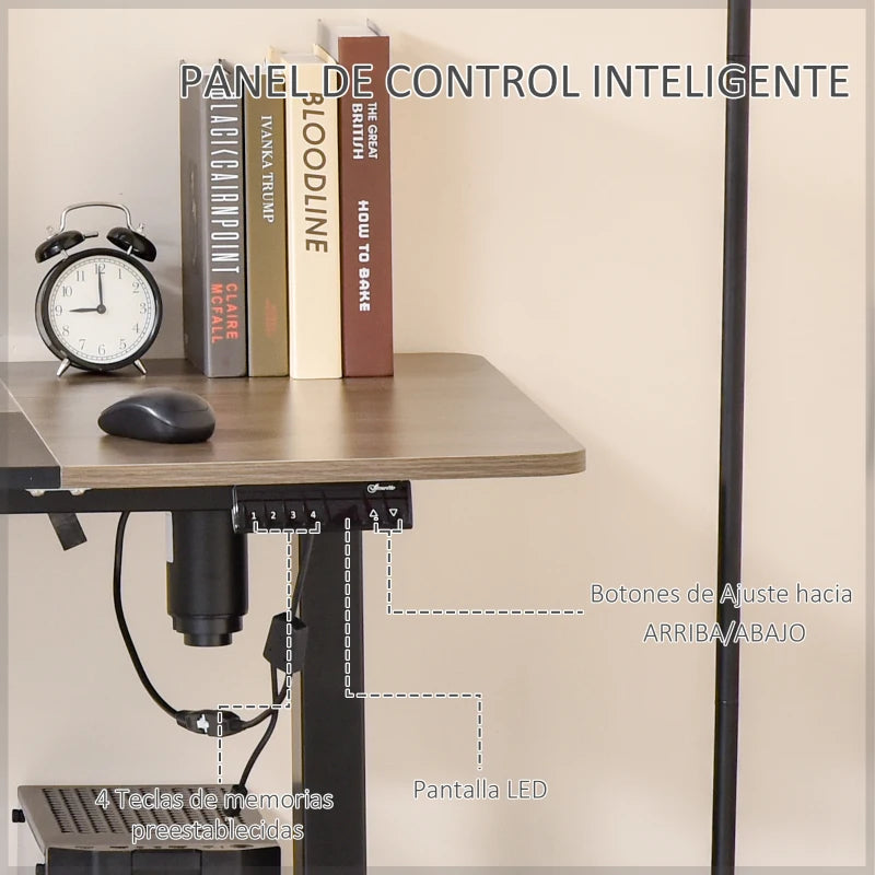 Panel de control con pantalla LED y 4 teclas de memoria del escritorio Tarso