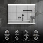 Interruptor táctil del espejo de baño Orgaz