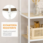 Estantería de 7 niveles con archivadores en una oficina o estudio