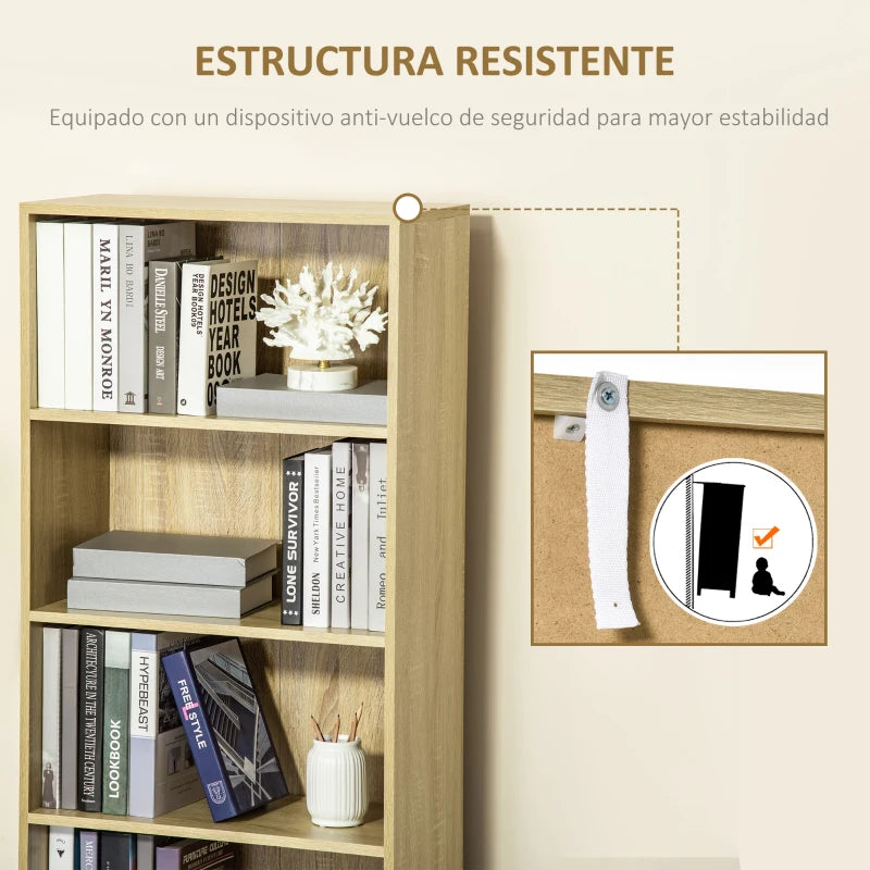 Detalle del sistema antivuelco en la parte trasera de la estantería Trondheim