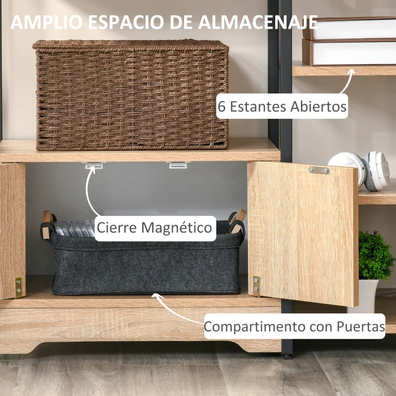 Armario inferior con cierre magnético de la estantería Umea