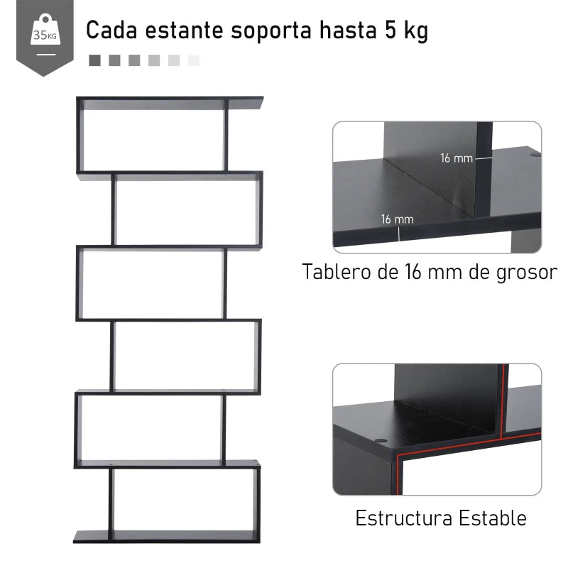 Detalle de los niveles alternos que forman el diseño en S