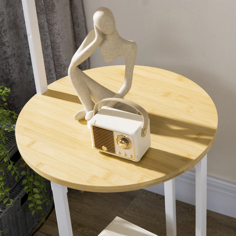 Base de madera estable de la lámpara de pie moderna