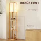 Lámpara Tindra junto a la cama en un dormitorio