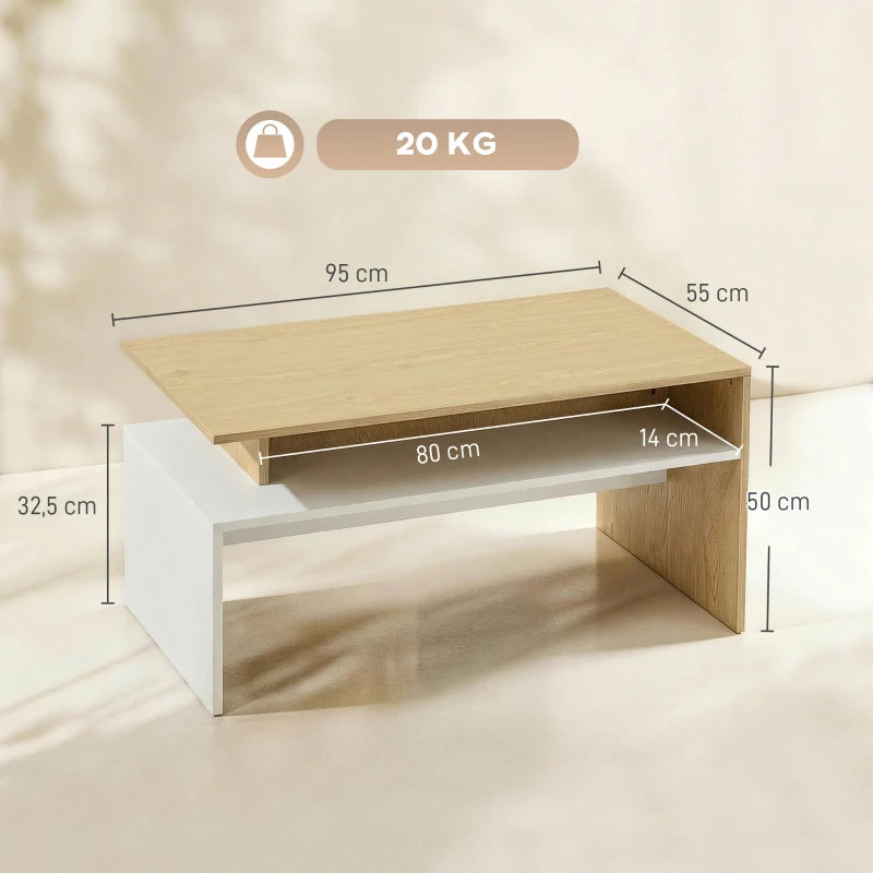 Diagrama de medidas de la mesa de centro Traquinas con dimensiones en centímetros