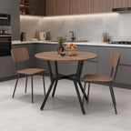 Mesa de comedor Fabrik de estilo industrial integrada en una cocina moderna