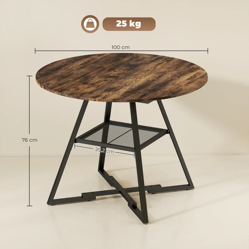Diagrama de medidas de la mesa de comedor Osteria con dimensiones en centímetros