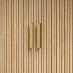 Tiradores dorados de la puerta de persiana de la mesa de comedor Rolán