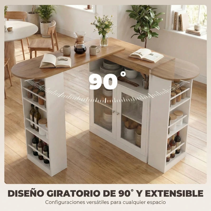 Tablero giratorio 360° de la mesa de bar Ostende