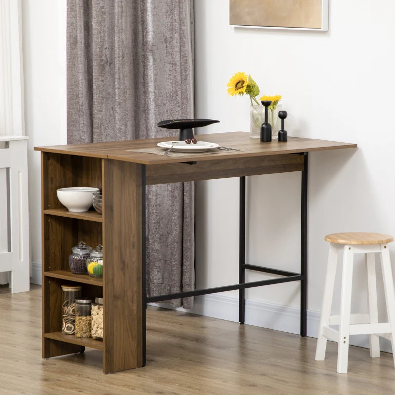 Mesa alta Tinos como barra de aperitivos en una cocina moderna