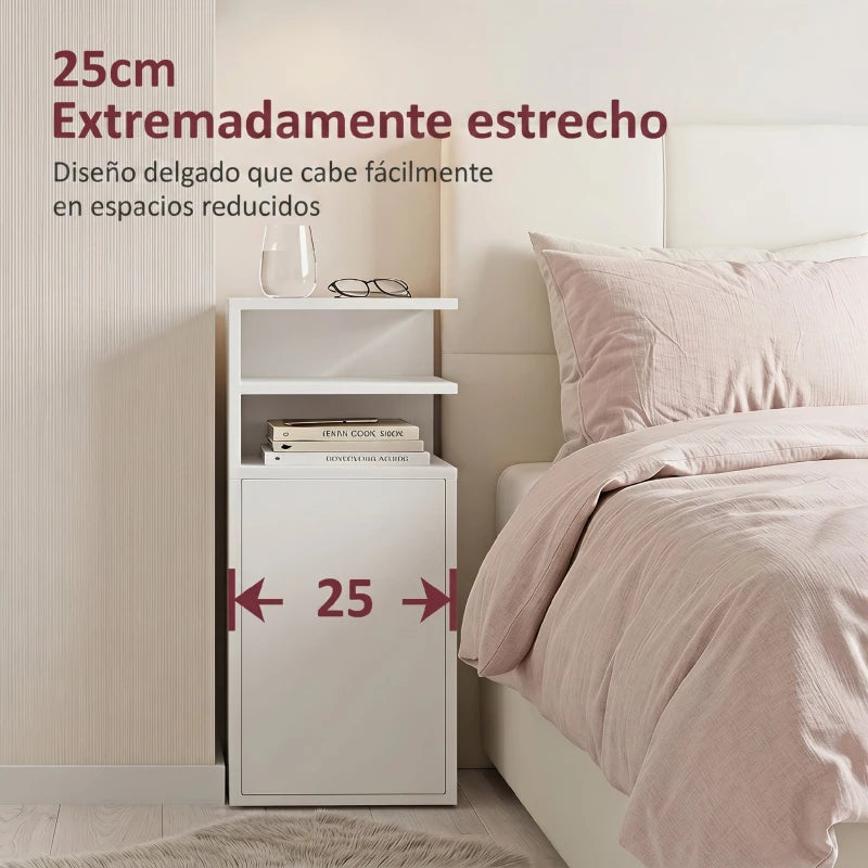 Detalle del acabado blanco liso sin tiradores