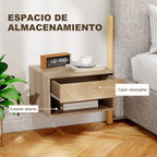Cajón abierto con objetos personales guardados