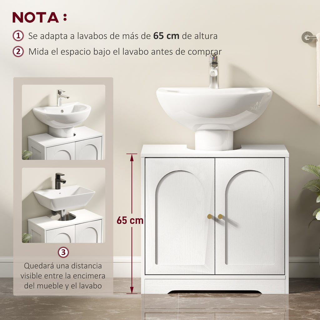 Base curva decorativa del mueble Arcelune