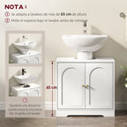 Base curva decorativa del mueble Arcelune