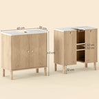 Medidas del mueble bajo lavabo Ambrosel de 60x30x63 cm