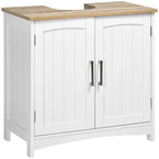 Mueble bajo lavabo Elvanne en blanco con dos puertas