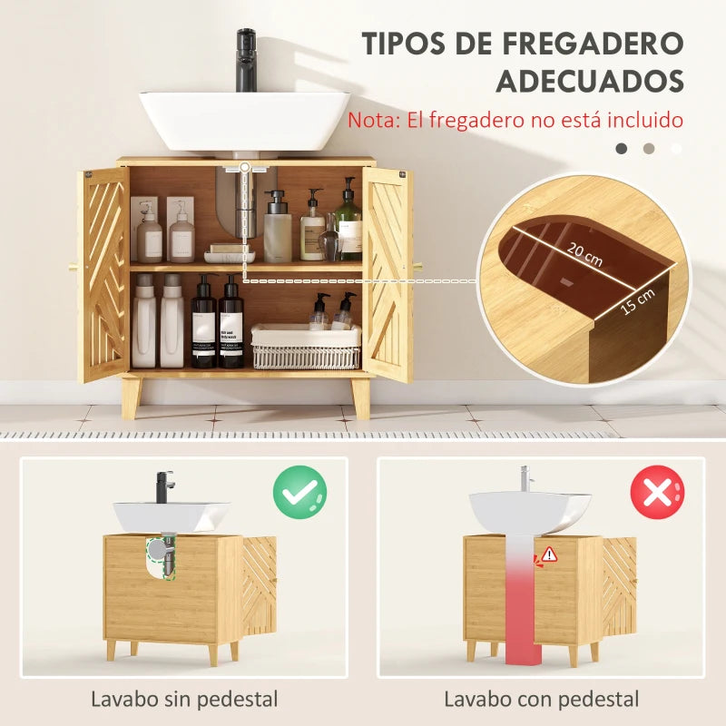Ranura en forma de U en la parte trasera para adaptarse al desagüe de pared