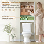 Barra trasera ajustable del Mueble Inodoro Zascandil adaptada a las tuberías
