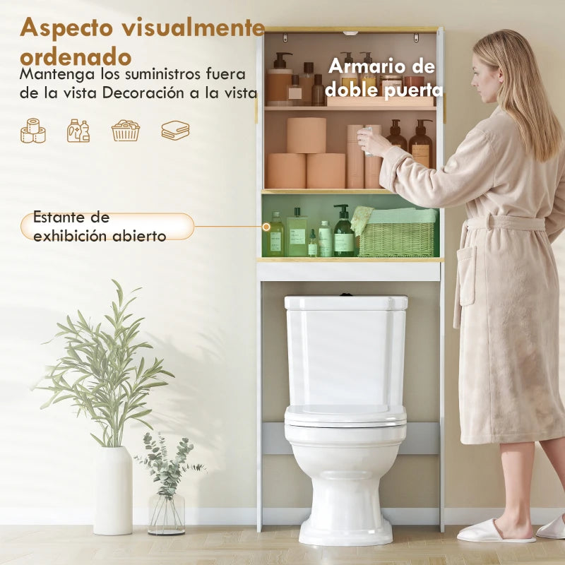 Barra trasera ajustable del Mueble Inodoro Zascandil adaptada a las tuberías