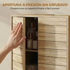 Sistema de apertura por presión del mueble lavabo Helsinki