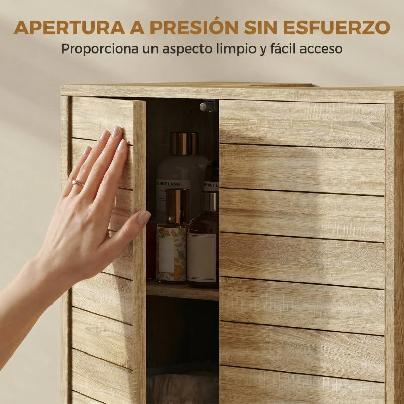 Sistema de apertura por presión del mueble lavabo Helsinki