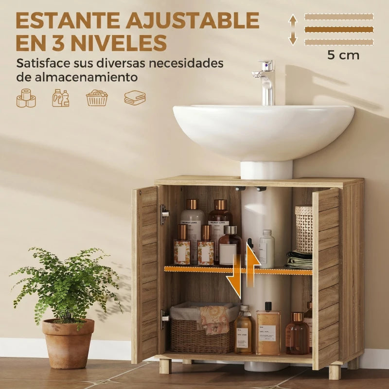 Estante interior ajustable en tres niveles del mueble Helsinki