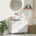 Mueble bajo lavabo Vesta instalado en un baño moderno